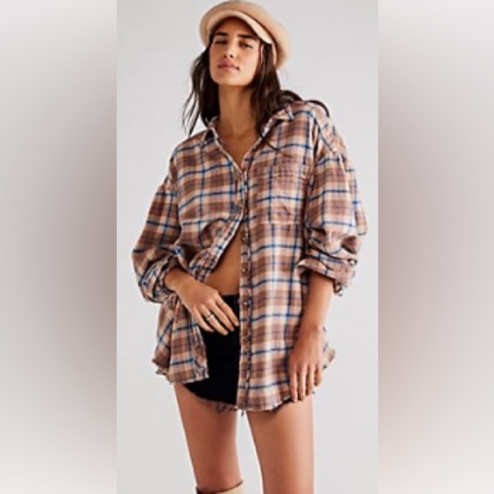 Free People Flannel Shirt